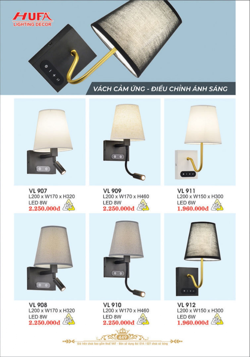 Bảng giá đèn trang trí HUFA